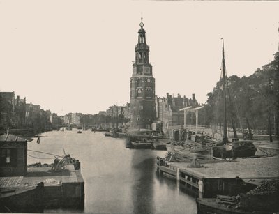 Montelbaanstoren, Amsterdam, Nederländerna, 1895. av Unbekannt