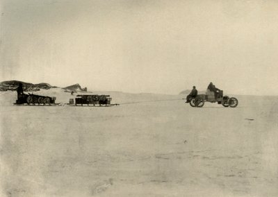 The Motor Hauling Stores for a Depå, 1909 av Unbekannt