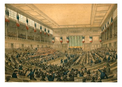 Den nationella konstituerande församlingen Franska andra republiken, maj 1848. av Unbekannt