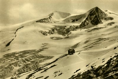 Neue Prager Hütte, berget Grossvenediger, Tyrolen, Österrike, c1935. av Unbekannt