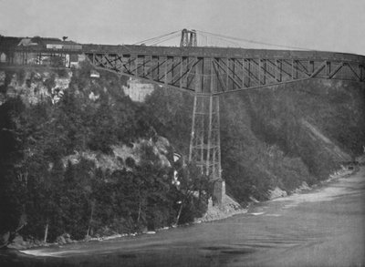 Niagara Cantilever Bridge, 1800-talet av Unbekannt