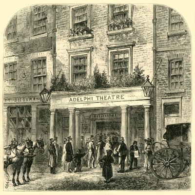 The Old Adelphi Theatre, 1881. av Unbekannt