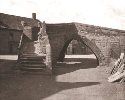 Den gamla bron i Croyland, Lincolnshire, 1894. av Unbekannt