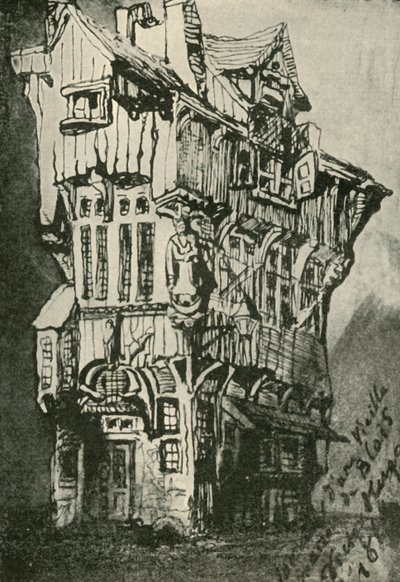 Det gamla huset i Blois, 1800-talet, 1902 av Unbekannt