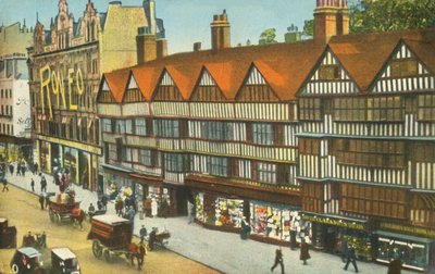 The Old Houses, Holborn, London, c1910. av Unbekannt