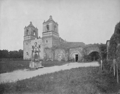 The Old Mission i San Antonio, 1800-talet av Unbekannt