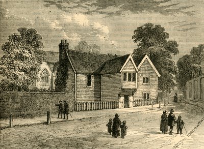 The Old Rectory, Stoke Newington, 1858, c1876. av Unbekannt