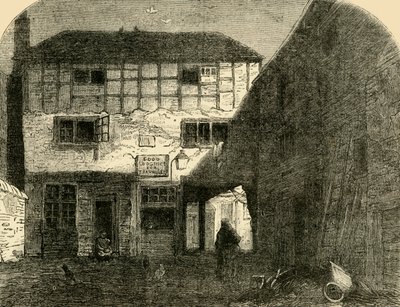 Det gamla röda lejonet, framifrån, c1872. av Unbekannt