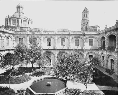 Det gamla San Hipolito-klostret, Mexico City, Mexiko, c1900. av Unbekannt