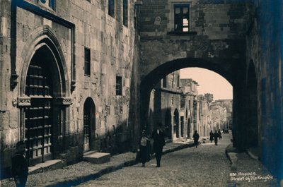 Gamla stan på Rhodos, Grekland, 1936 av Unbekannt