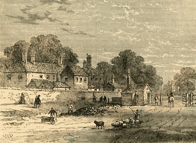The Old Turnpike, Kensington, 1820, c1876. av Unbekannt