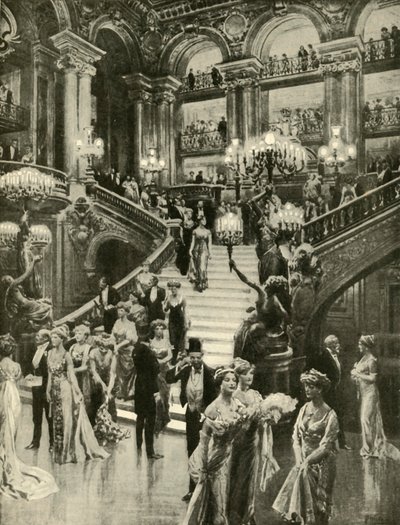 Operan i Paris, 1910. av Unbekannt
