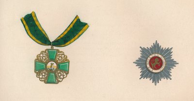 The Order of the Lion of Baden Golden Lion of Daringen, c1800-talet av Unbekannt