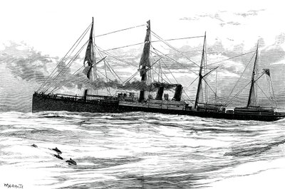 The Orient Steam Navigation Companys ångfartyg Orient, c1880 av Unbekannt