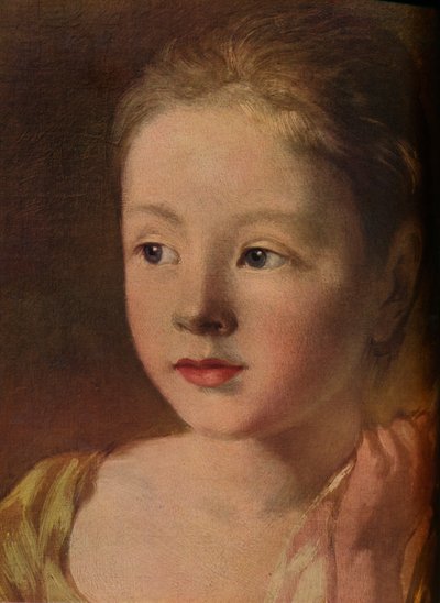 The Painters Daughters jagar en fjäril, detalj, c1756, 1937 av Unbekannt