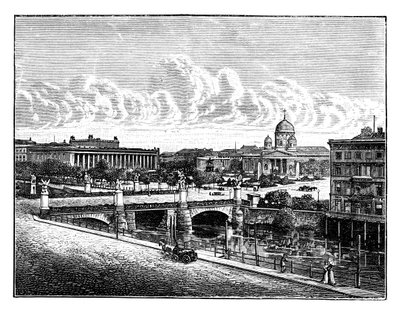 Palace Bridge och Pleasure Garden, Berlin, Tyskland av Unbekannt