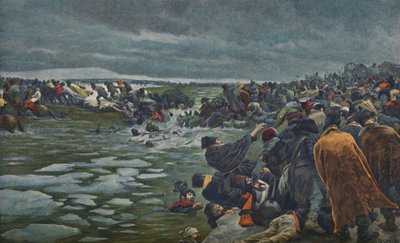 The Passage of the Beresina, november 1812, 1896. av Unbekannt