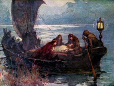 Arthurs bortgång, 1925 av Unbekannt