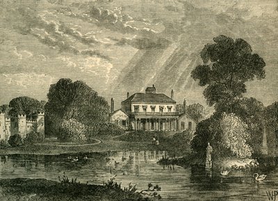 Paviljongen, Hans Place, år 1800, c1876. av Unbekannt