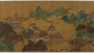 Persikafestivalen för västerlandets drottningmodern, Ming- eller Qingdynastin, 1600-1700-talet. av Unbekannt