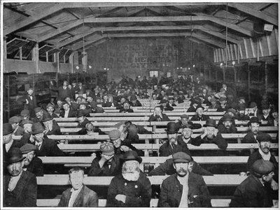 The Penny Sit-Up, Frälsningsarméns skydd, Blackfriars, London, c1900 1901 av Unbekannt