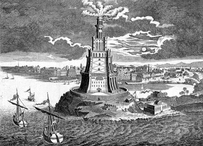 Pharos av Alexandria, 1700-talet av Unbekannt