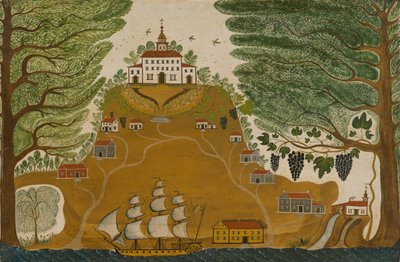 Plantagen, ca. 1825. av Unbekannt