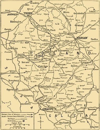 Den polska kampanjen, 1914, c1920. av Unbekannt