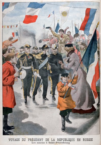 Republiken Frankrikes president besökte St Petersburg, Ryssland, 1902 av Unbekannt
