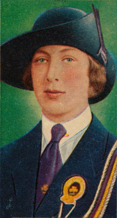 The Princess Royal, ordförande för Girl Guide Association, 1935 av Unbekannt