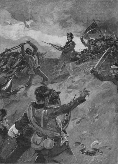 Priset var hett ifrågasatt stål till stål, 1896, 1902 av Unbekannt