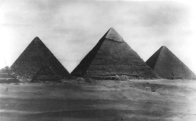 Pyramiderna i Giza, Egypten, 1949 av Unbekannt