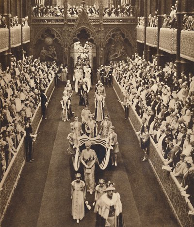 Drottningmoderns procession, 12 maj 1937 av Unbekannt