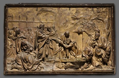 The Raising of Lazarus, ca. 1725-50. av Unbekannt