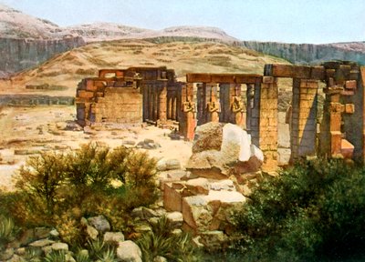 Ramesseum, Thebe, Egypten, 1900-talet av Unbekannt