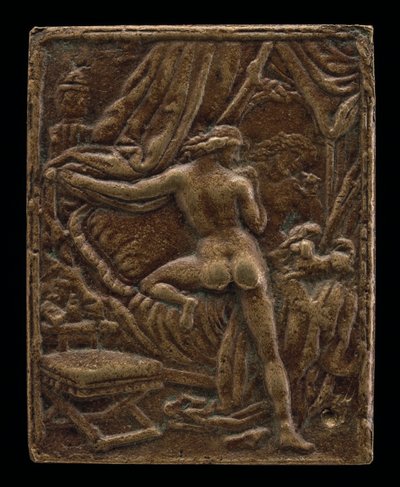 Våldtäkten av Lucretia, 1500-talet. av Unbekannt