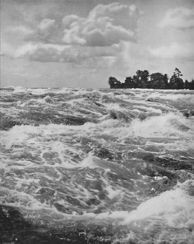 Rapids Above the American Fall, 1800-talet av Unbekannt
