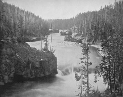 The Rapids of the Yellowstone, 1800-talet av Unbekannt