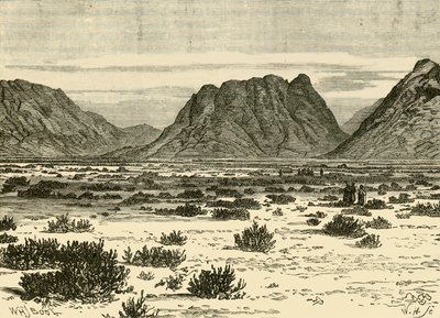 Ras Sufsafeh-berget Sinai, 1890. av Unbekannt