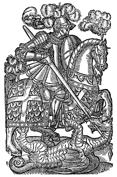 Rödakorsriddaren, 1598, 1893 av Unbekannt
