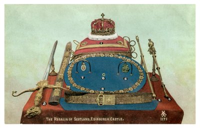 The Regalia of Scotland, Edinburgh Castle, 1800- eller 1900-talet av Unbekannt