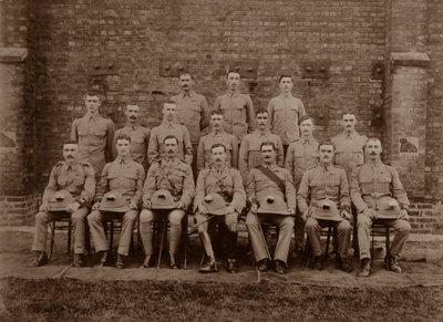 Regementspolisen i 1st Royal Munster Fusiliers, Rangoon, Burma, 1913 av Unbekannt