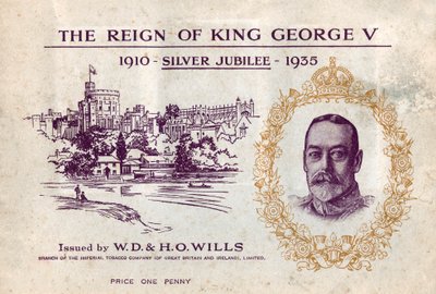 The Reign of King George V, Silver Jubilee, cigarettkortsamlarbok, c1935 av Unbekannt