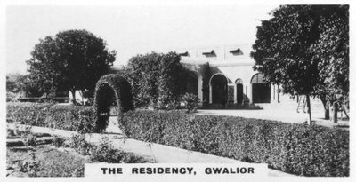 The Residency, Gwalior, Madhya Pradesh, Indien, c1925 av Unbekannt