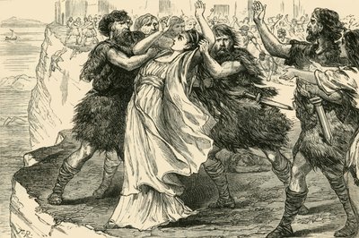 De upproriska slavarna i Enna, 1890. av Unbekannt