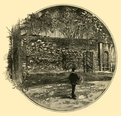 Den romerska muren i Dorchester, 1898. av Unbekannt