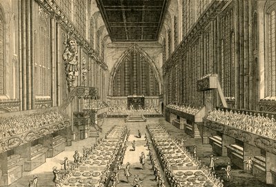 Den kungliga banketten i Guildhall, 1761, 1897. av Unbekannt