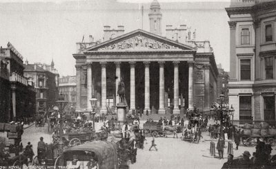 The Royal Exchange, London, sent 1800-tal eller tidigt 1900-tal av Unbekannt
