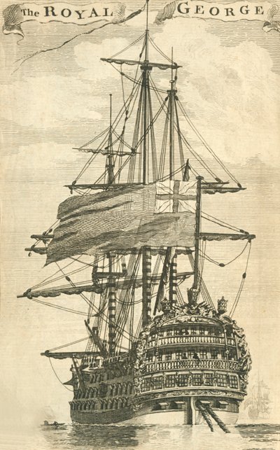 The Royal George, 1756. av Unbekannt