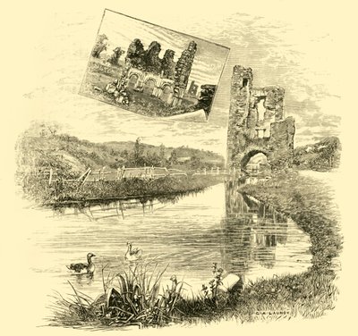 Ruinerna av Mellifont Abbey, 1898. av Unbekannt
